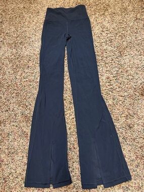 Athleta Black Elation Split Flare Pants XXS